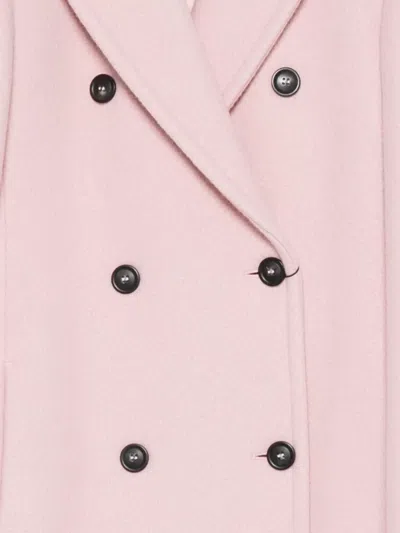 Sportmax Comune Tailored Coat In Pink