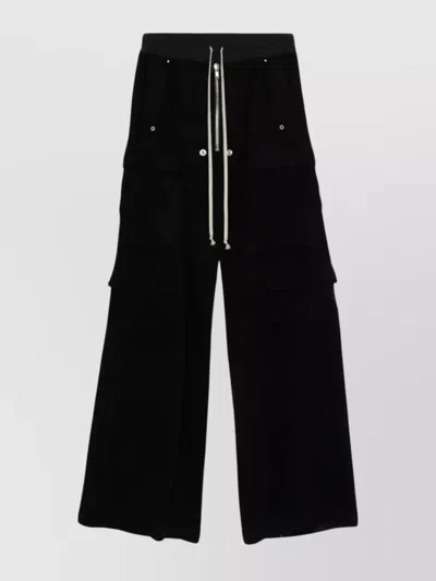Rick Owens Wide Bela Cotton Poplin Pants