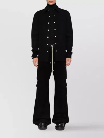 Rick Owens Wide Bela Cotton Poplin Pants