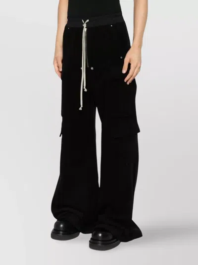 Rick Owens Wide Bela Cotton Poplin Pants