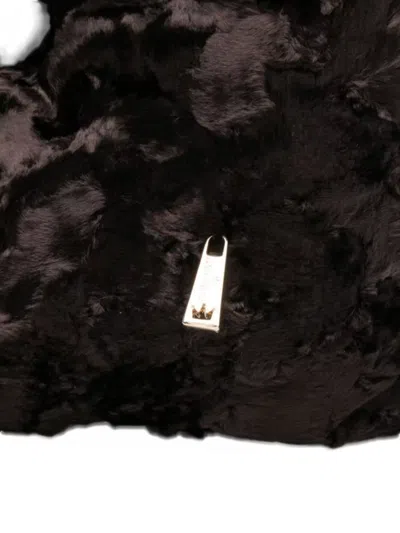 La Milanesa Large Triangle Shoulder Bag With Top Handle In Brown