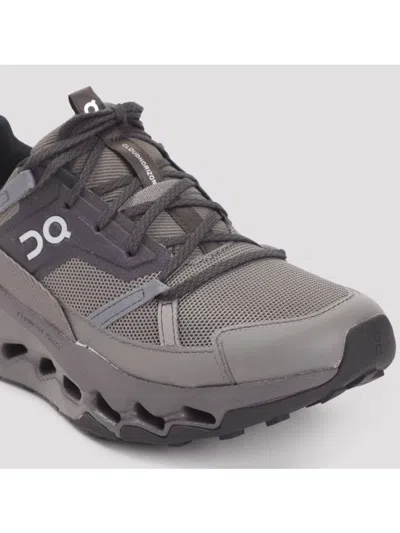 On Breathable Mesh Athletic Sneakers With Hollow Cushiing In Gray