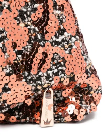 La Milanesa Sequin-embellished Triangle Shoulder Bag In Multi