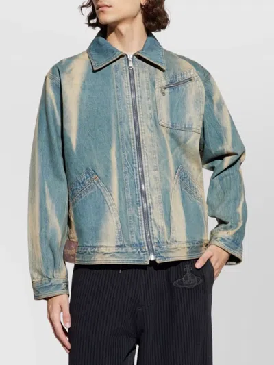 Vivienne Westwood "piranha" Jacket In Blue