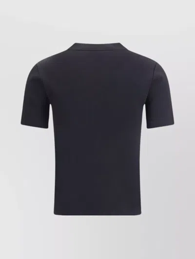 Max Mara 3d Lettering Crewneck Sweater In Viscose In Black