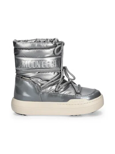 Moon Boot Park Boots In Silver
