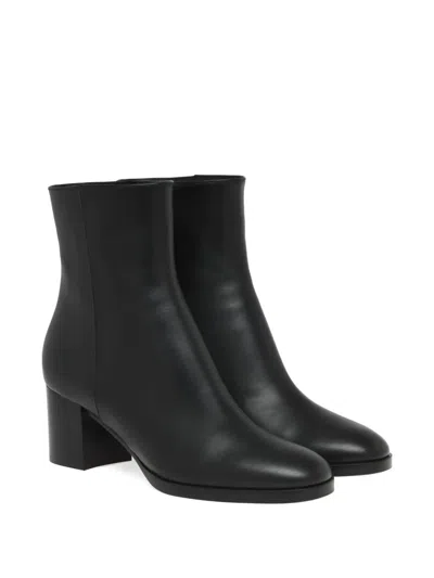 Gianvito Rossi Santiago Leather Zip-fastening Boots In Multi