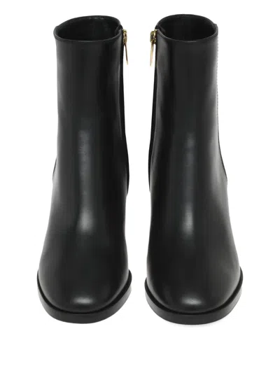 Gianvito Rossi Santiago Leather Zip-fastening Boots In Multi