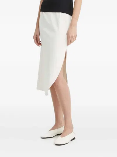 Drykorn Side-slit Midi Skirt In White