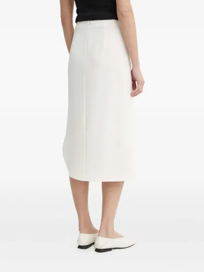 Drykorn Side-slit Midi Skirt In White