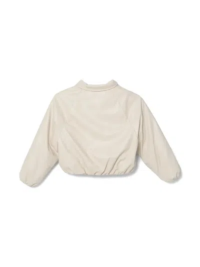 Guess Raglan-sleeves Jacket In Neutral