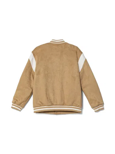 Guess Varsity Jacket In Brown