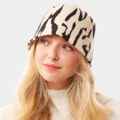 Fashnzfab Animal Patterned Soft Fabric Bucket Hat In Multi