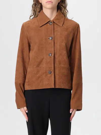 Zadig & Voltaire Lessa Suede Jacket In Brown