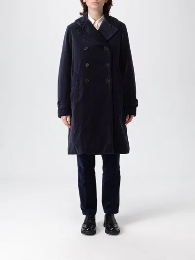 Aspesi Coat  Woman Color Blue In Black