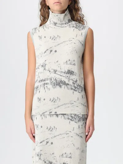 Ballantyne Turtleneck Slipover Sweater In Soft Wool-cotton Blend In Multi