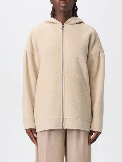 Mm Max Mara Sweatshirt  Woman Color Camel In Neutral