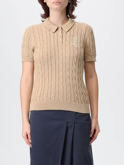 Ralph Lauren Polo Shirt Lauren  Woman Color Brown In Brown