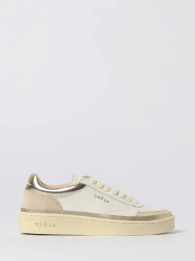 Ghoud Pads Low Leather Sneakers In White
