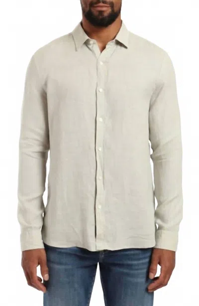 Mavi Long Sleeve Button Down Linen Shirt In Moonstruck In Multi