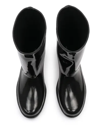 Karl Lagerfeld Slip-on Boots In Black