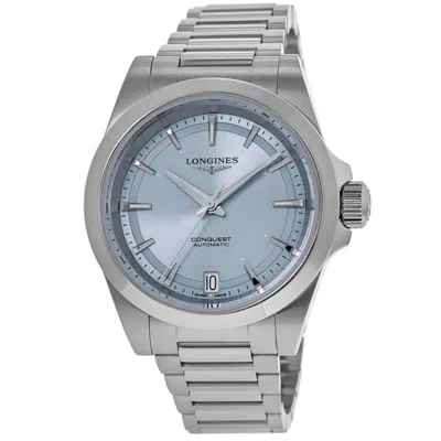 Longines Conquest Automatic 34mm Blue Dial Steel Women's Watch L3.430.4.92.6 In Gray