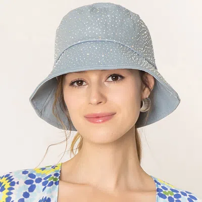 Fashnzfab Stone Denim Bucket Hat In Multi