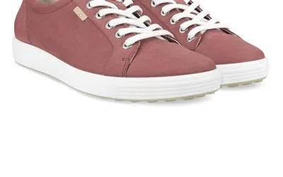 Ecco Soft 7 Sneaker In Pink