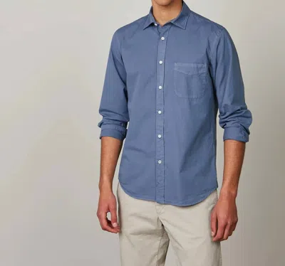 Hartford Regular Fit Button Paul Shirt In Royal Air Force In Blue