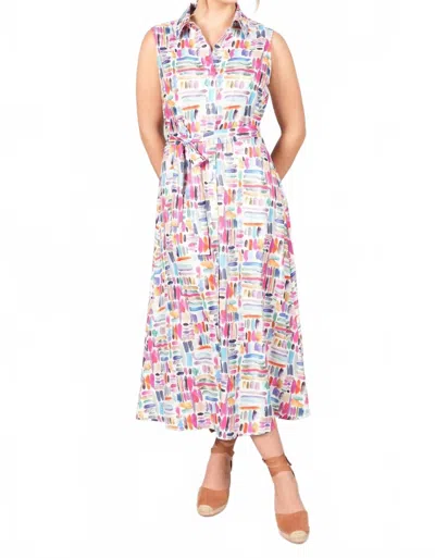 Carre Noir Shirtdress In Multi In Multi