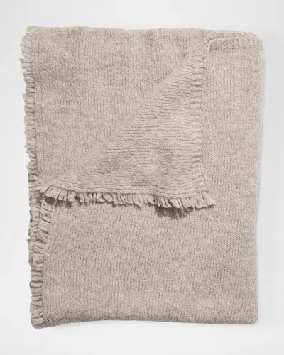 Janessa Leone Alpaca Wool-blend Blanket Scarf In Neutral