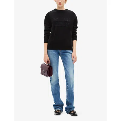 The Kooples Womens Bordeaux Emily Small Leather Bag In Burgundy