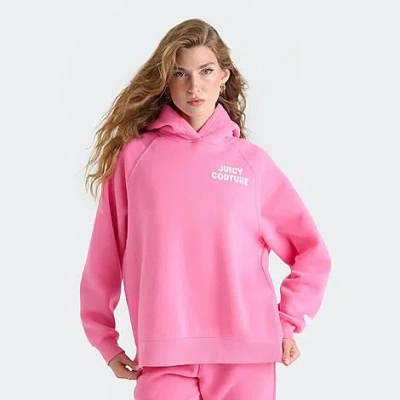 Juicy Couture Women's Wave Oversized Hoodie In Pink