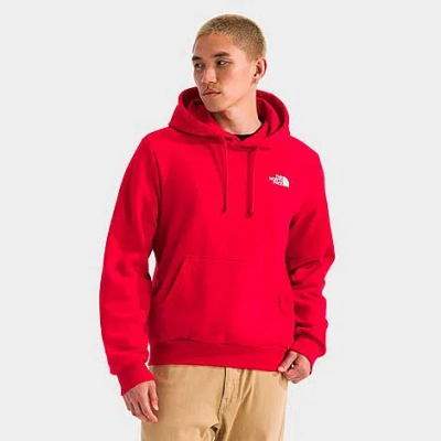 The North Face Men's Evolution Simple Dome Pullover Hoodie In Red