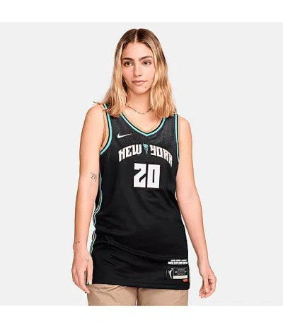 Nike Women's Dri-fit New York Liberty Explorer Edition Wnba Victory Jersey In Brown