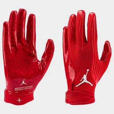 Jordan Fly Lock Football Gloves In Red