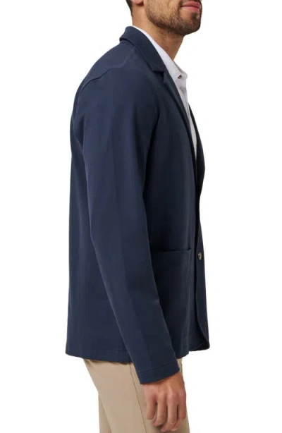 Travismathew Foggy Vista Sweatshirt Sport Coat In Blue