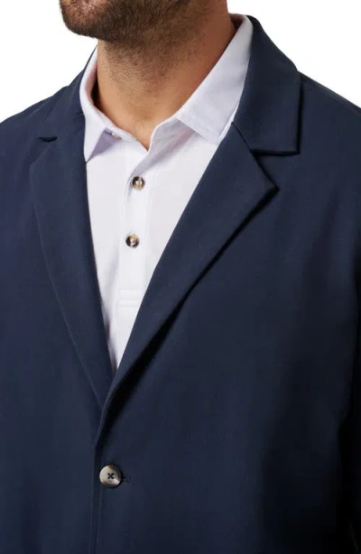 Travismathew Foggy Vista Sweatshirt Sport Coat In Blue