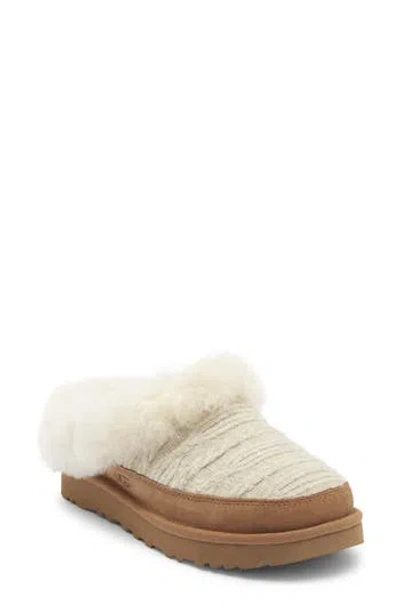 Ugg ® Clette Genuine Shearling Lined Indoor/outdoor Slipper In Multi