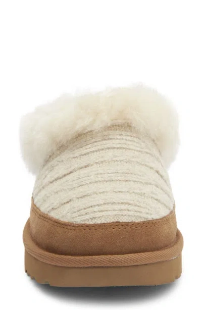 Ugg ® Clette Genuine Shearling Lined Indoor/outdoor Slipper In Multi