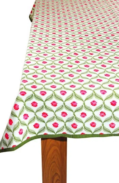 Tiramisu Print Cotton Tablecloth In Multi