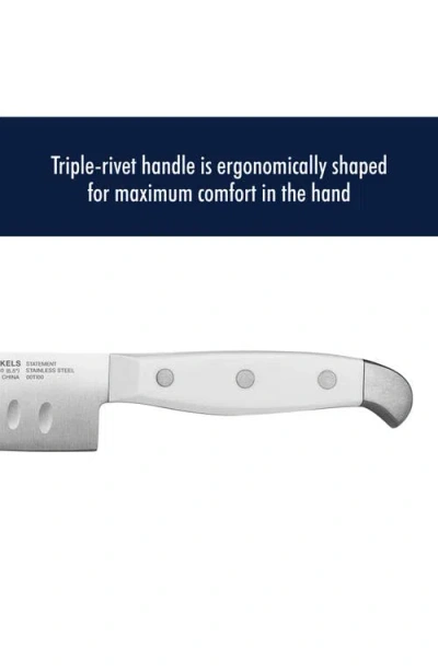 Henckels Cutlery Statement 15-piece Knife Block Set In White