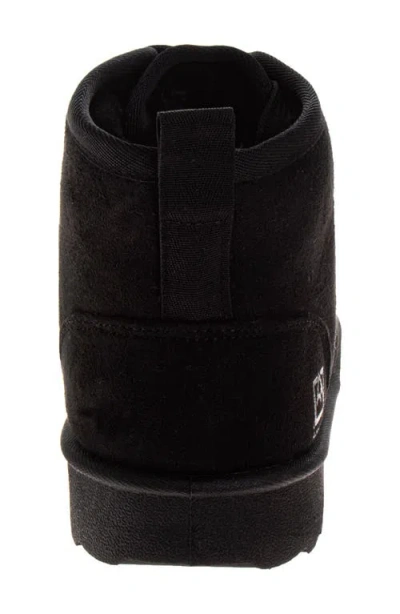 Avalanche Cozy Faux Fur Lined Winter Boots In Black