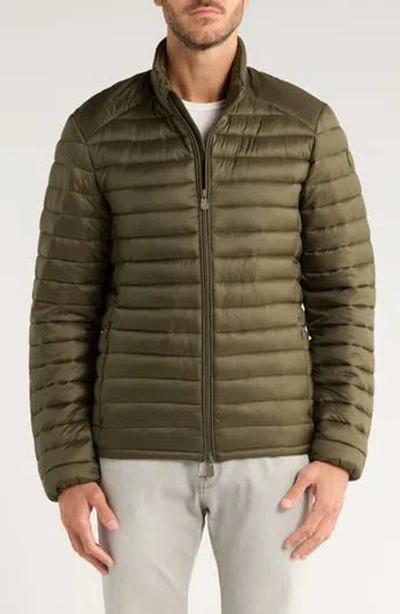 Save The Duck Ciro Water Resistant Packable Puffer Jacket In Green