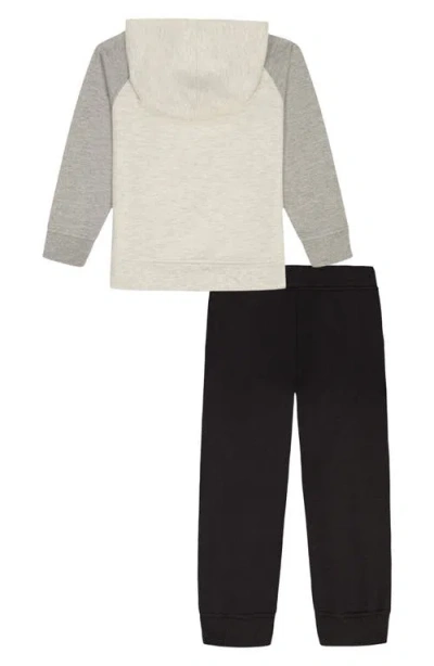 Lucky Brand Kids' Logo Hooded T-shirt & Joggers Set In Gray