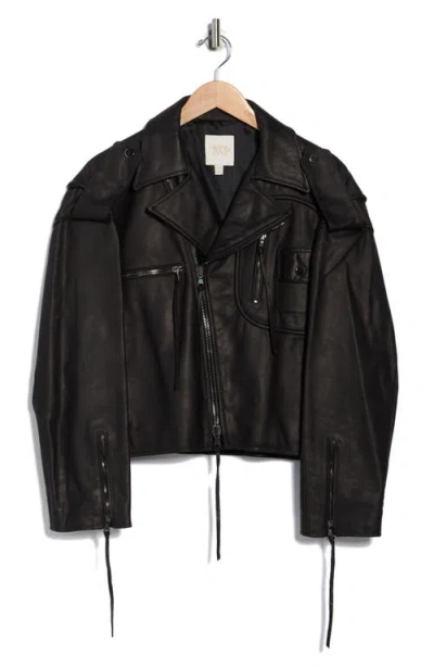 Twp My First Ex-husband Leather Jacket In Black