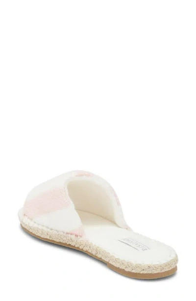 Pj Salvage Stripe Slipper In White
