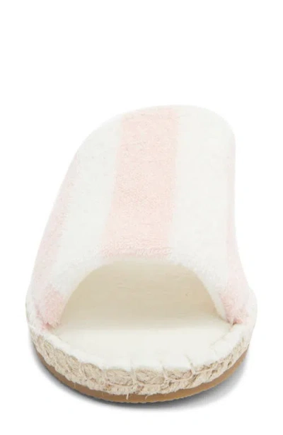 Pj Salvage Stripe Slipper In White