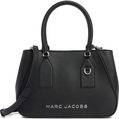 Marc Jacobs The Small Trademarc Small Satchel Bag In Black