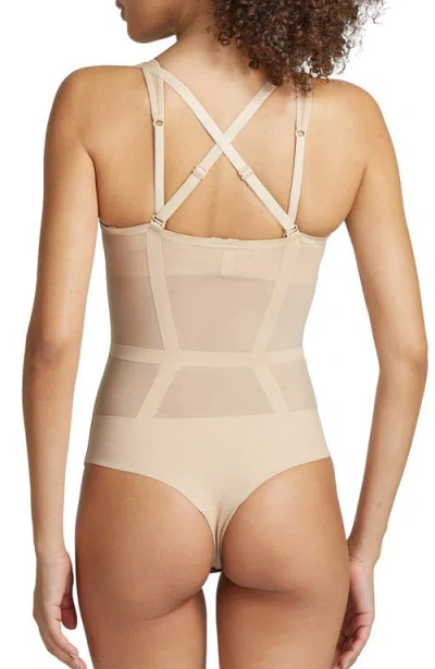 Commando Luxe Control Bodysuit In Neutral